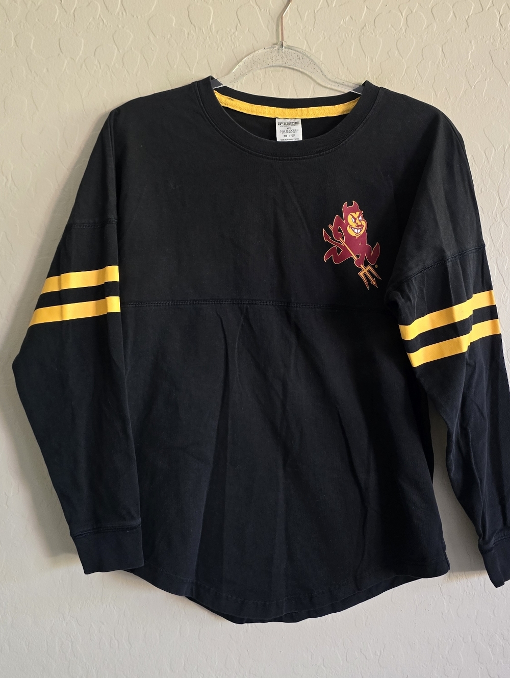 Victoria's Secret PINK ASU Long Sleeve Top Size XS Arizona Sundevils